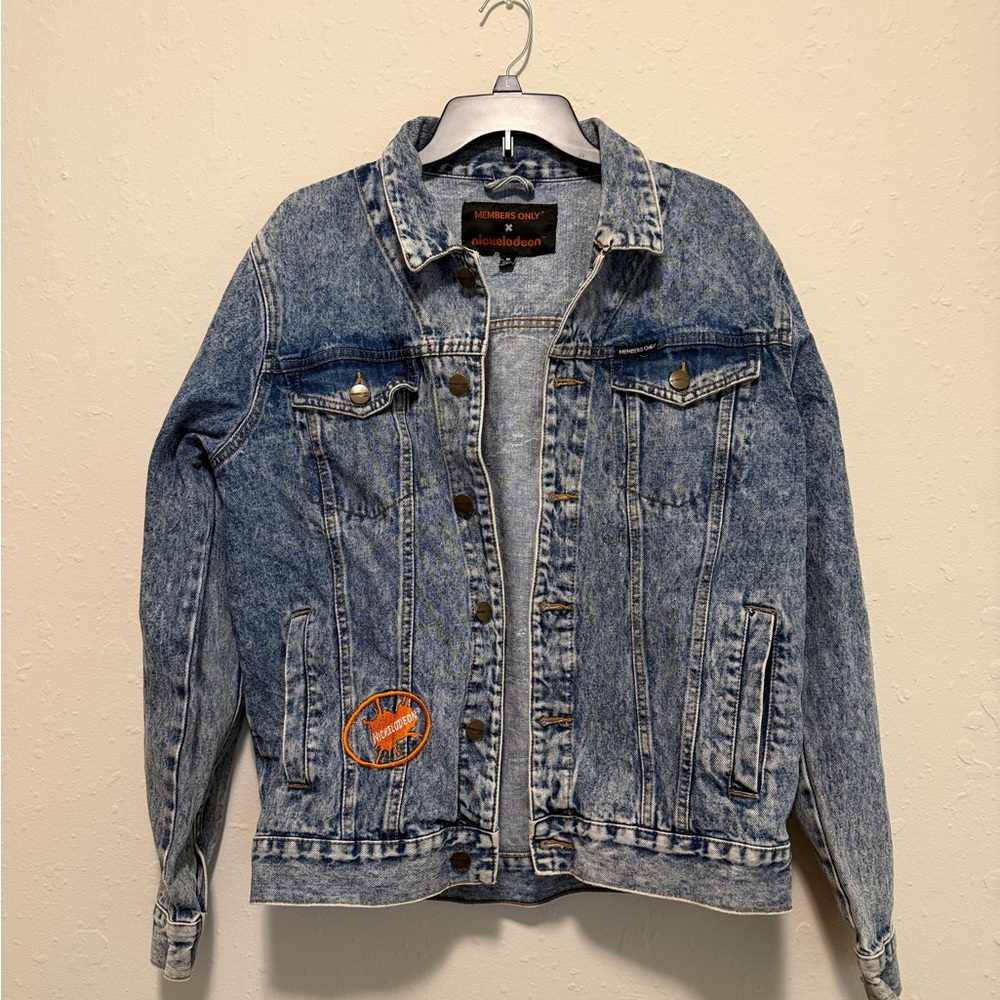 Members only Nickelodeon Jean jacket